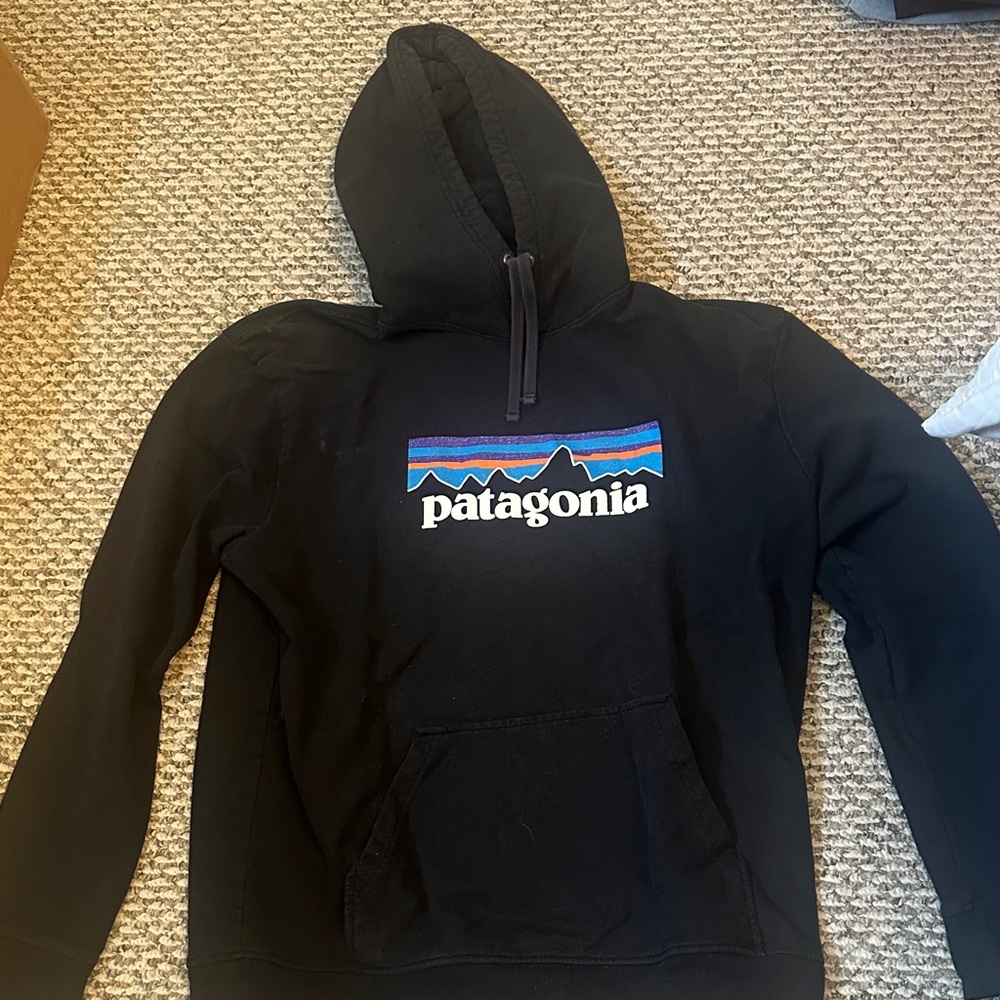 EUC Patagonia Black Hoodie